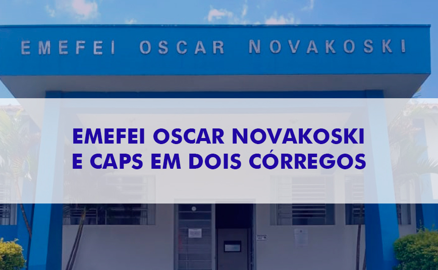 EMEFEI Oscar Novakoski e CAPS aderem ao Relógio de Ponto Biométrico em Dois Córregos